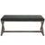 Modway Province Vintage French X-Brace Upholstered Fabric Bench | Stools & Benches | Modishstore-11