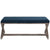 Modway Province Vintage French X-Brace Upholstered Fabric Bench | Stools & Benches | Modishstore-23