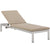 Modway Shore Outdoor Patio Aluminum Chaise with Cushions | Outdoor Patio Daybed | Modishstore-29