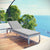 Modway Shore Outdoor Patio Aluminum Chaise with Cushions | Outdoor Patio Daybed | Modishstore-5