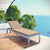 Modway Shore Outdoor Patio Aluminum Chaise with Cushions | Outdoor Patio Daybed | Modishstore