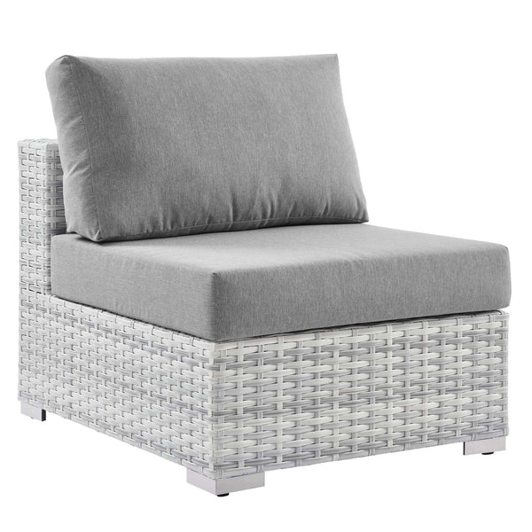 Modway Convene 4-Piece Outdoor Patio Sectional Set | Outdoor Sofas, Loveseats & Sectionals | Modishstore-7