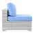 Modway Convene 4-Piece Outdoor Patio Sectional Set | Outdoor Sofas, Loveseats & Sectionals | Modishstore-12