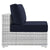 Modway Convene 4-Piece Outdoor Patio Sectional Set | Outdoor Sofas, Loveseats & Sectionals | Modishstore-16