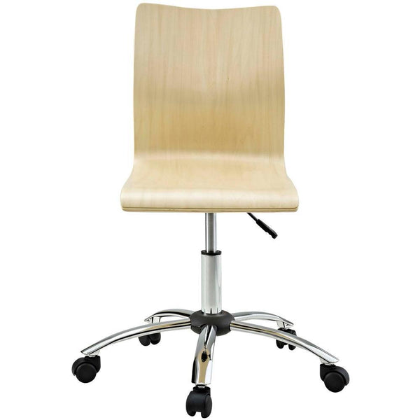 Modway Fashion Armless Office Chair - Natural | Office Chairs | Modishstore-3