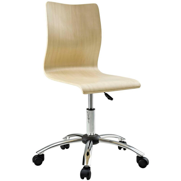 Modway Fashion Armless Office Chair - Natural | Office Chairs | Modishstore-2