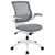 Modway Edge White Base Office Chair | Office Chairs | Modishstore-12