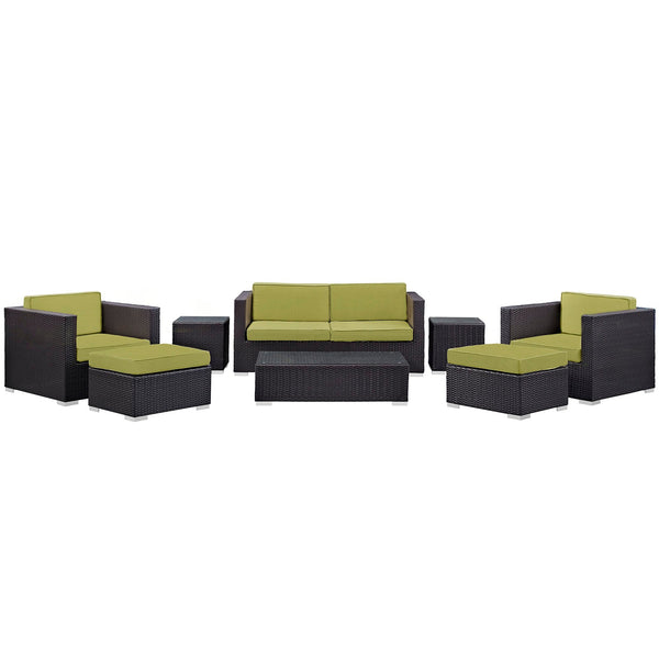 Modway Venice 8 Piece Outdoor Patio Sofa Set | Outdoor Sofas, Loveseats & Sectionals | Modishstore-50