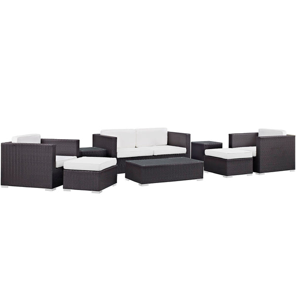 Modway Venice 8 Piece Outdoor Patio Sofa Set | Outdoor Sofas, Loveseats & Sectionals | Modishstore-27