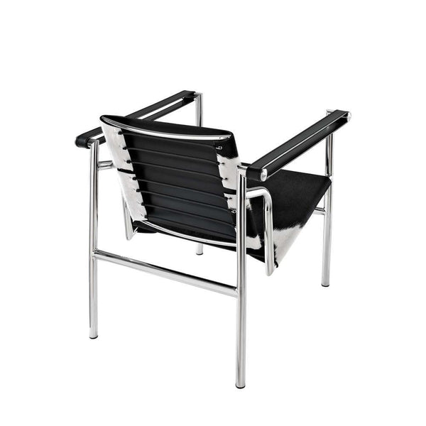 Modway Charles Pony Hide Lounge Chair - Black And White | Lounge Chairs | Modishstore-4