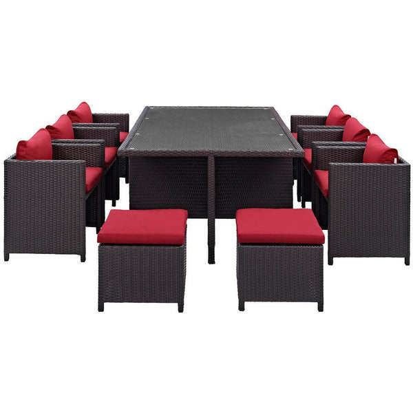 Modway Reversal 11 Piece Outdoor Patio Dining Set | Outdoor Dining Set | Modishstore-22