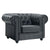 Modway Chesterfield Leather Armchair - Black | Armchairs | Modishstore-3