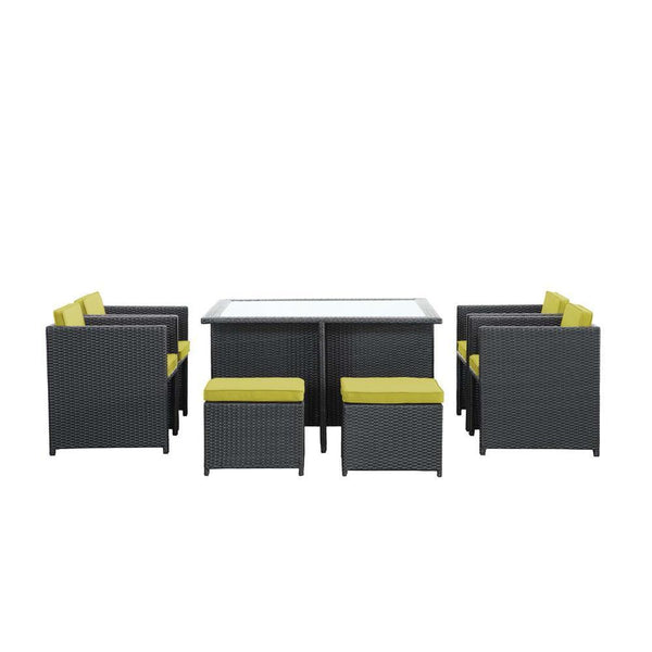 Modway Inverse 9 Piece Outdoor Patio Dining Set | Outdoor Dining Set | Modishstore-16
