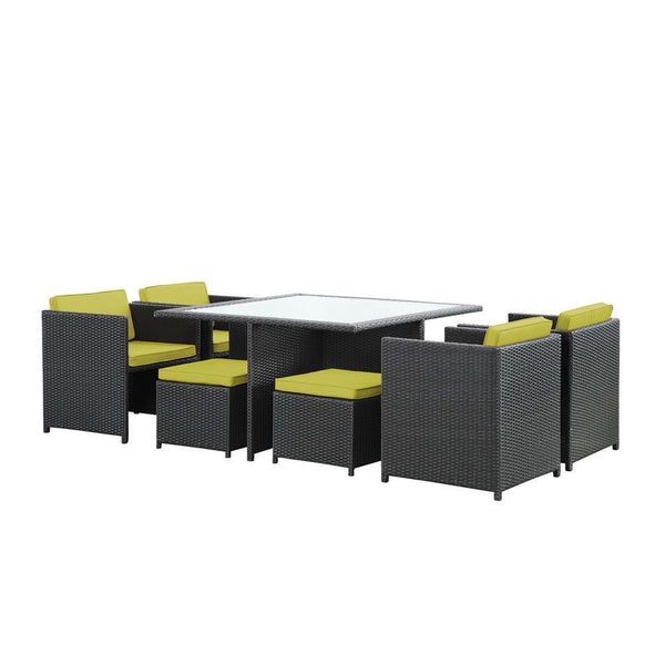 Modway Inverse 9 Piece Outdoor Patio Dining Set | Outdoor Dining Set | Modishstore-19