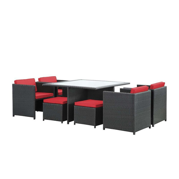 Modway Inverse 9 Piece Outdoor Patio Dining Set | Outdoor Dining Set | Modishstore-22