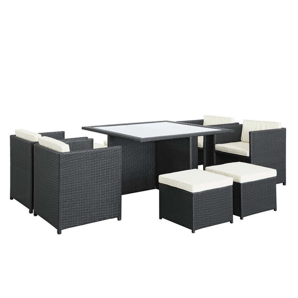 Modway Inverse 9 Piece Outdoor Patio Dining Set | Outdoor Dining Set | Modishstore-28