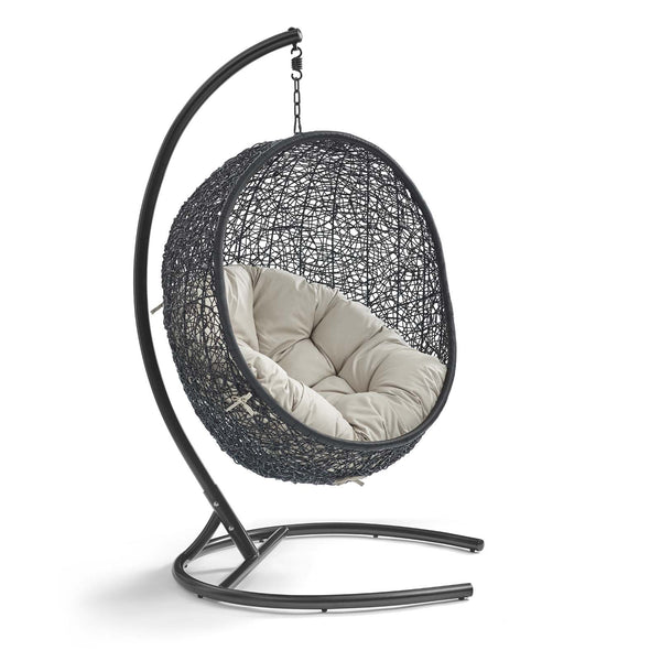 Modway Encase Swing Outdoor Patio Lounge Chair | Outdoor Porch Swings | Modishstore-25
