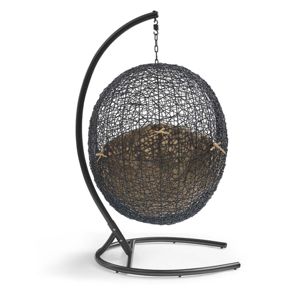 Modway Encase Swing Outdoor Patio Lounge Chair | Outdoor Porch Swings | Modishstore-37