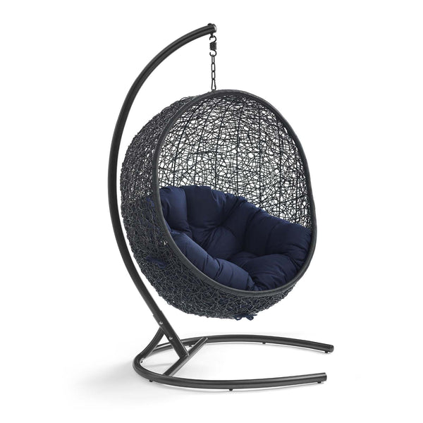 Modway Encase Swing Outdoor Patio Lounge Chair | Outdoor Porch Swings | Modishstore-21