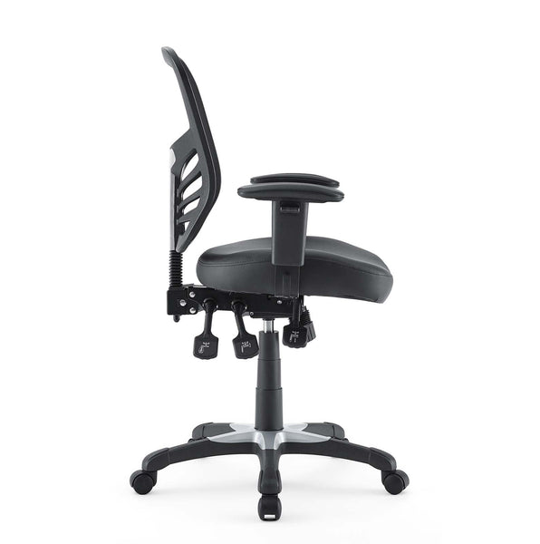 Modway Articulate Vinyl Office Chair - Black | Office Chairs | Modishstore-3