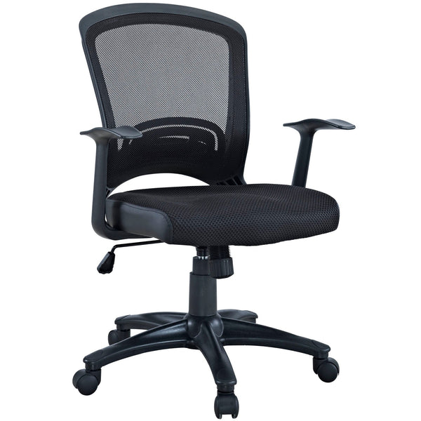 Modway Pulse Mesh Office Chair - Black | Office Chairs | Modishstore-4