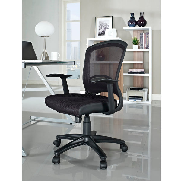 Modway Pulse Mesh Office Chair - Black | Office Chairs | Modishstore