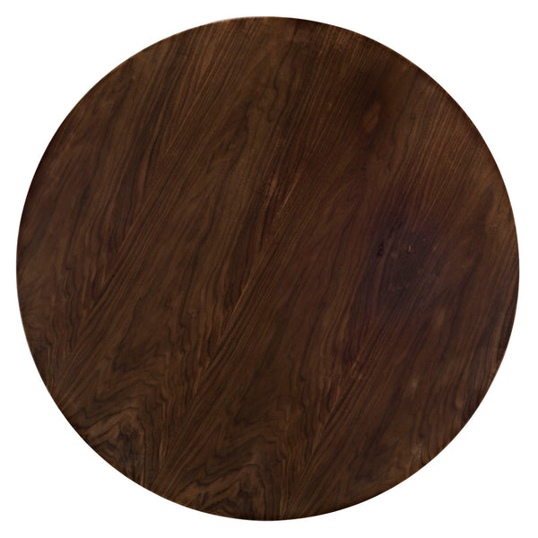 Modway Rostrum Round Wood Top Dining Table - Walnut | Dining Tables | Modishstore-2