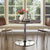 Modway Rostrum Round Wood Top Dining Table - Walnut | Dining Tables | Modishstore