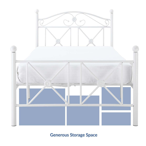 Modway Cottage Twin Bed - White | Beds | Modishstore-6