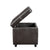 Modway Treasure Upholstered Vinyl Ottoman - Espresso | Ottomans | Modishstore-2