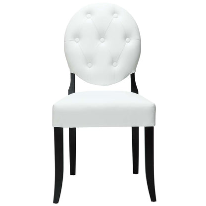 Modway Button Dining Vinyl Side Chair | Dining Chairs | Modishstore-9