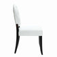 Modway Button Dining Vinyl Side Chair