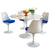Modway Lippa 5 Piece Fiberglass Dining Set | Dining Sets | Modishstore-2