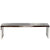 Modway Gridiron Benches Set of 2 - Silver | Stools & Benches | Modishstore-5