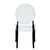 Modway Button Dining Chairs Set of 2 - White