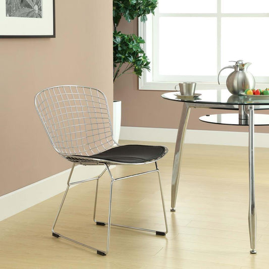 Modway CAD Dining Chairs Set of 2 - Black | Dining Chairs | Modishstore