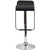 Modway LEM Bar Stool Vinyl Set of 2 - Black | Bar Stools | Modishstore-4