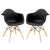 Modway Pyramid Dining Armchair - Set of 2