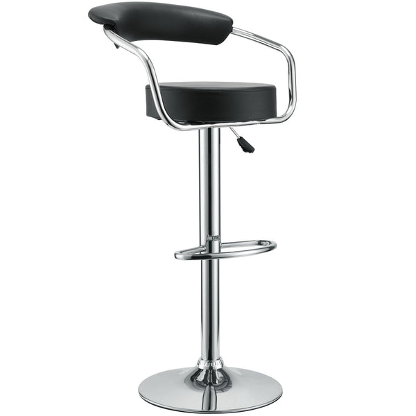 Modway Diner Bar Stool Set of 4 - Black | Bar Stools | Modishstore-5