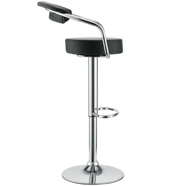 Modway Diner Bar Stool Set of 4 - Black | Bar Stools | Modishstore-3