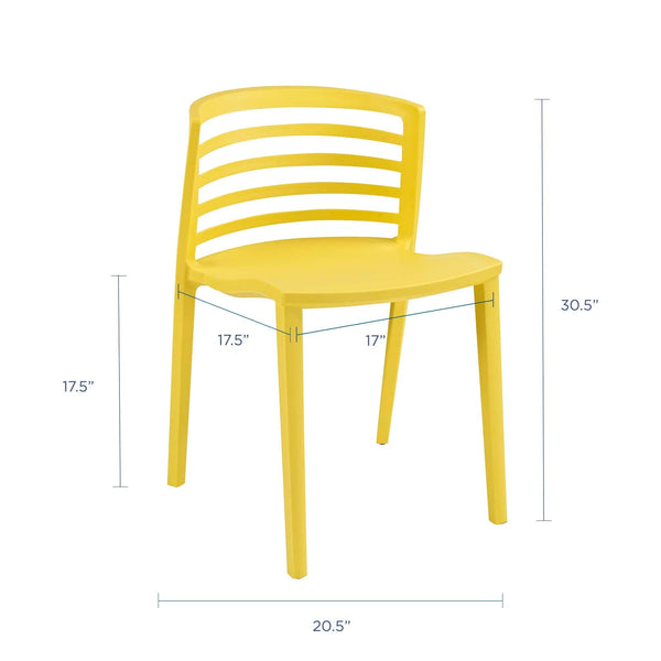 Modway Curvy Dining Chairs - Set of 2