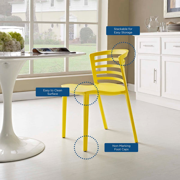 Modway Curvy Dining Chairs - Set of 2