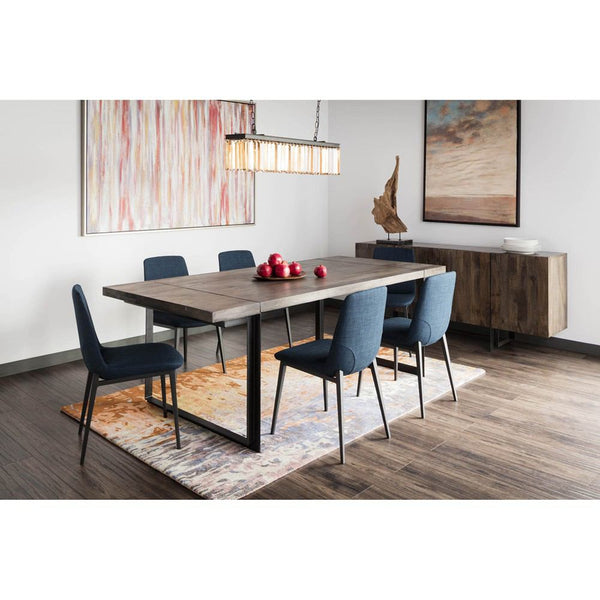 Moe's Home Collection Teak Wood Sculpture On Black Marble Stand Medium | Modishstore | Stands-3