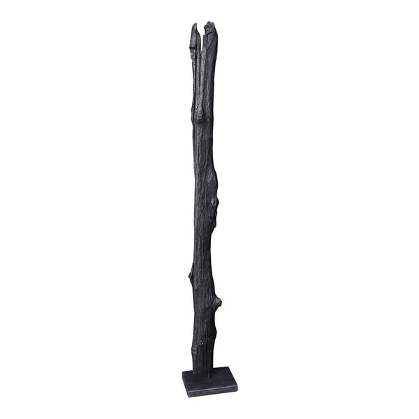 Moe's Home Collection Tall Teak Wood Sculpture Weathered | Modishstore | Sculptures