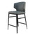 Moe's Home Collection Delaney Counter Stool - Grey | Modishstore | Bar Stools