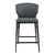 Moe's Home Collection Delaney Counter Stool - Grey | Modishstore | Bar Stools-2