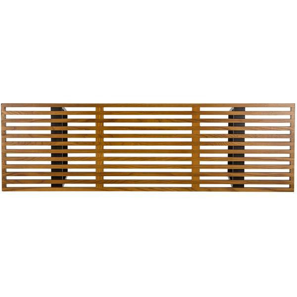 EdgeMod Slat 5' Bench In Dark Walnut
