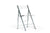 Baxton Studio Acrylic Foldable Chair (Set of 2) | Modishstore | Accent Chairs