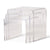 baxton studio acrylic nesting table 3 pc table set display stands | Modish Furniture Store-2