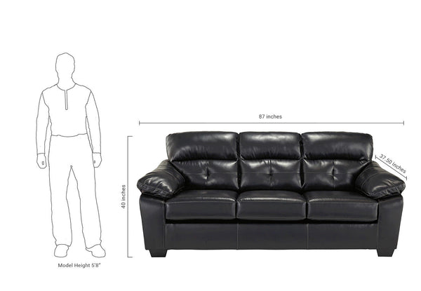 Flash Furniture Benchcraft Bastrop Living Room Set In Midnight Durablend | Sofas | Modishstore-5